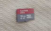 Карта памяти sandisk ultra 16gb