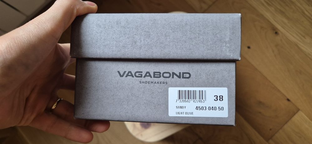 Pantofi slip-on Vagabond , piele întoarsă, marime 38.