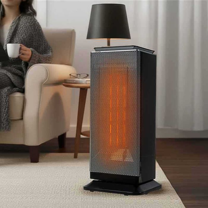 Керамичен електрически нагревател отоплител Kaminer, с дистанционно