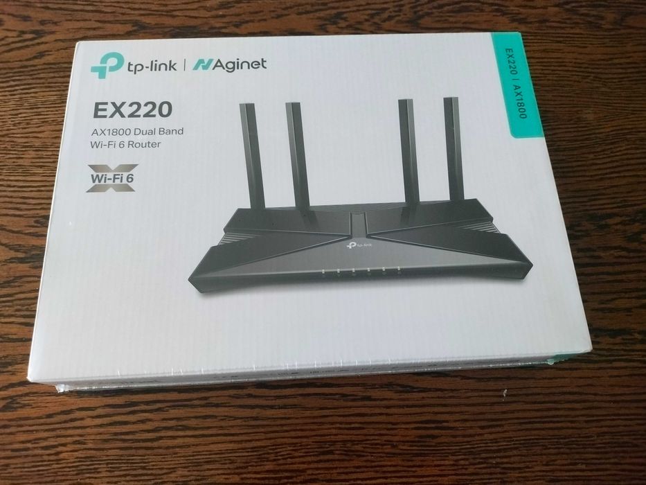 Рутер TP-LINK EX220/AX1800 двулентов Wi-Fi 6