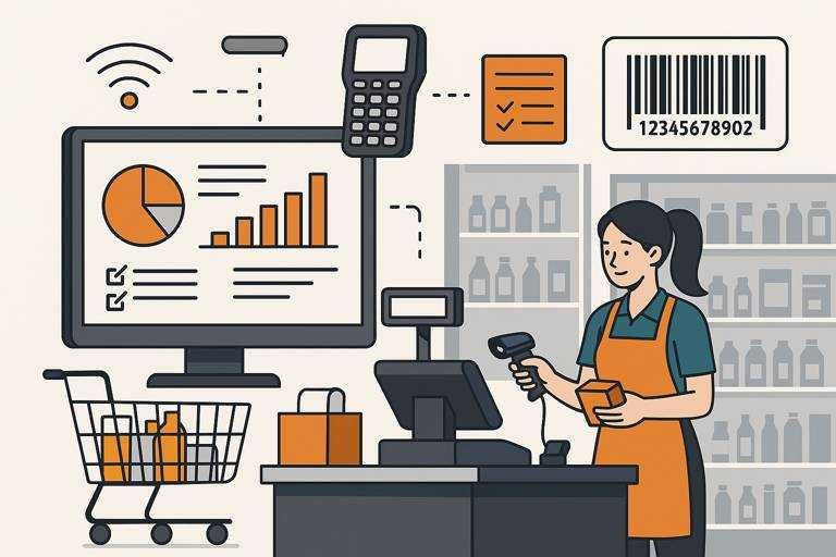 Автоматизация магазина, хозмага, склада, завода.