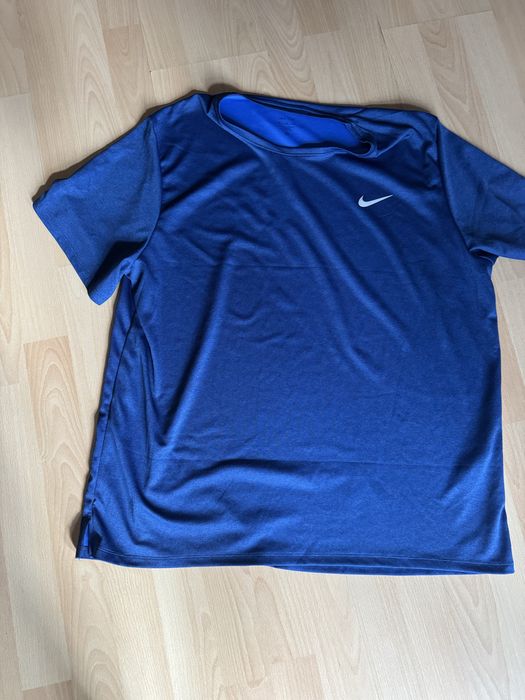 Оригинална синя спортна мъжка тениска NIKE DRY! XL