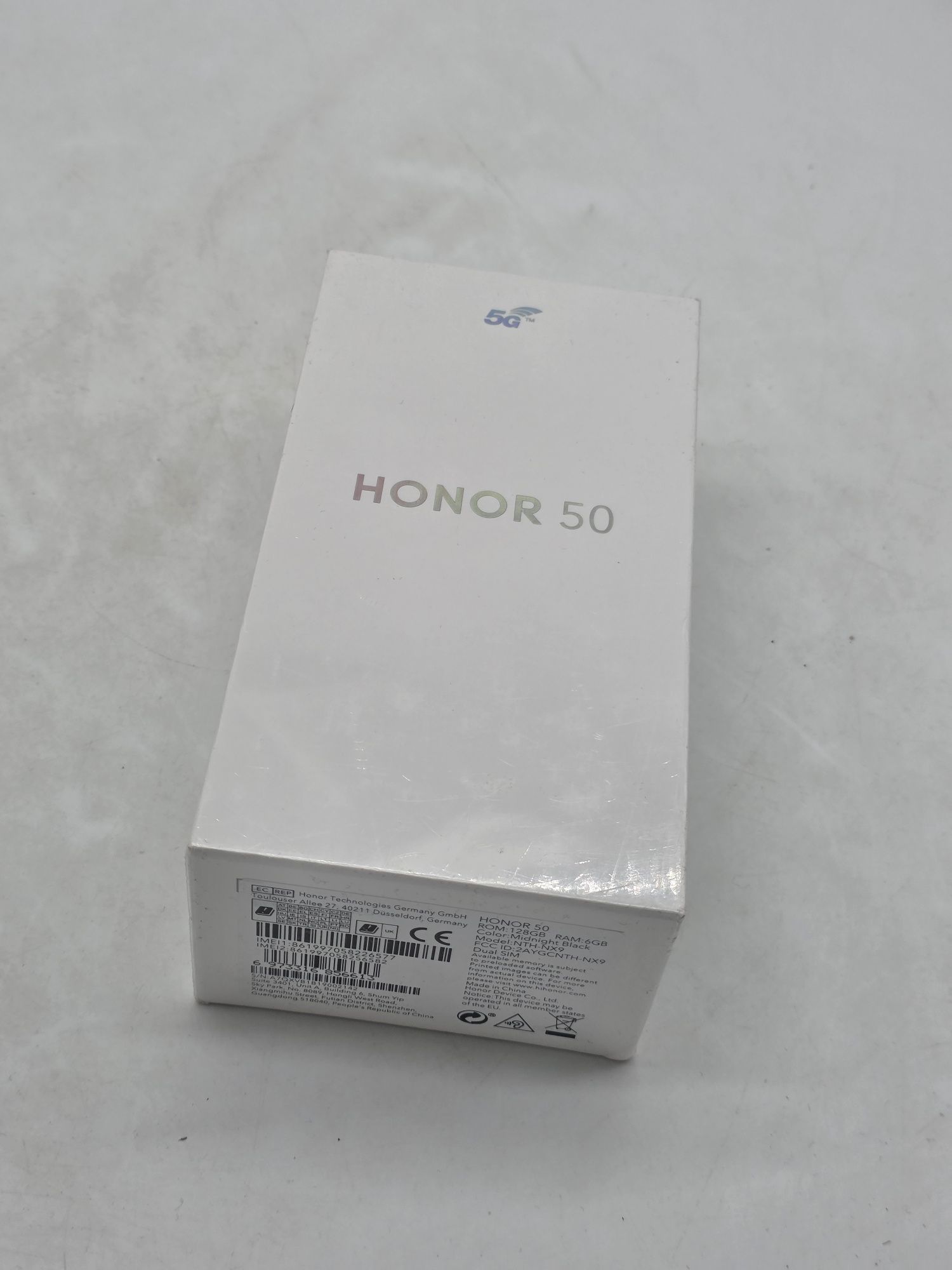 Honor 50, Dual SIM, 128GB, 6GB RAM, 5G, Midnight Black, SIGILAT
