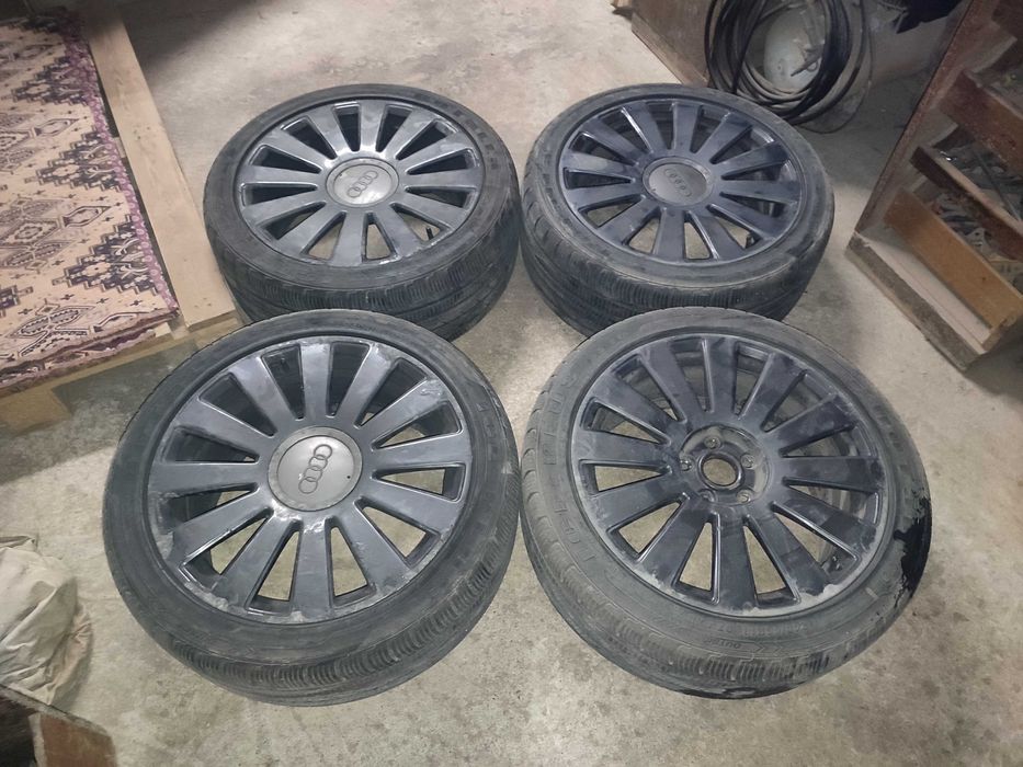 18 5x112 лети джанти със зимни гуми 245/40.18 6.5мм грайфер за Ауди ФВ