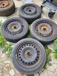 Vand 5 jante tabla ford cu anvelope 205/55/16