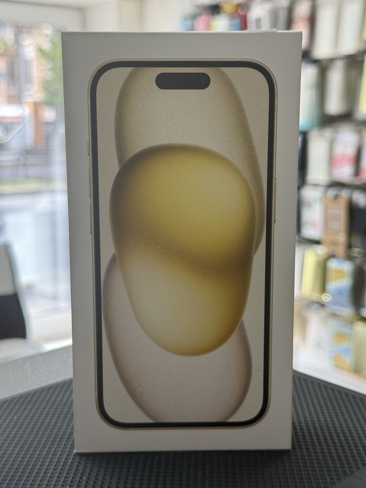 Apple iPhone 15/Green/Yellow/Blue/128GB*ЧистоНови**3г Гаранция*