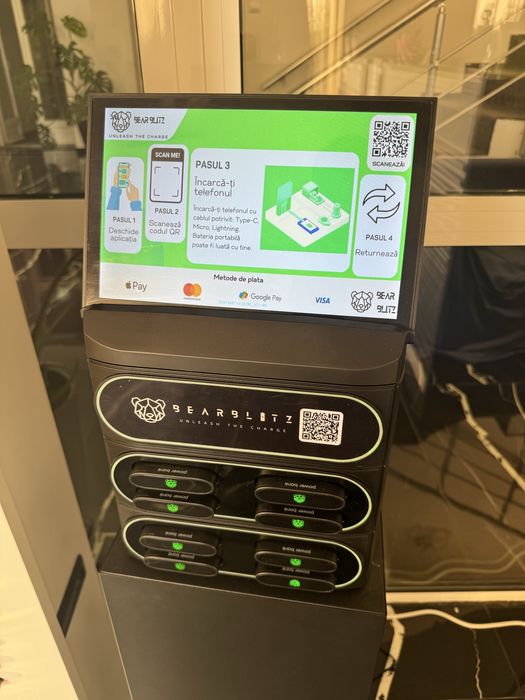 Afacere la cheie: retea statii de incarcare telefoane