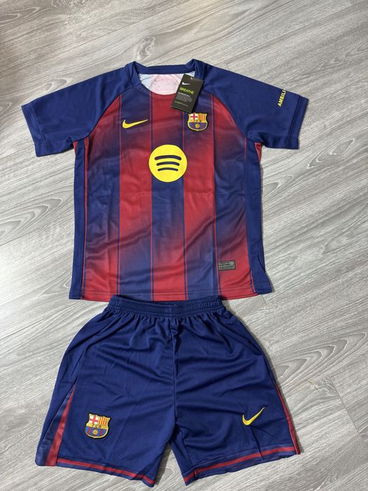 Echipament de fotbal , tricou + pantaloni Barcelona 25/26 pentru copii