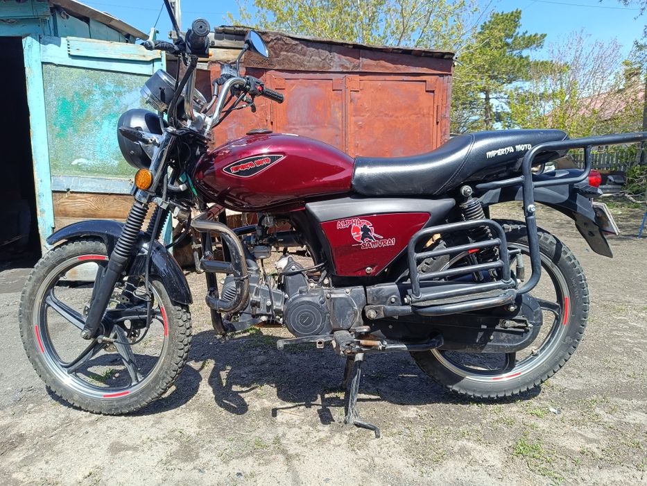 Альфа самурай 125кб переделка