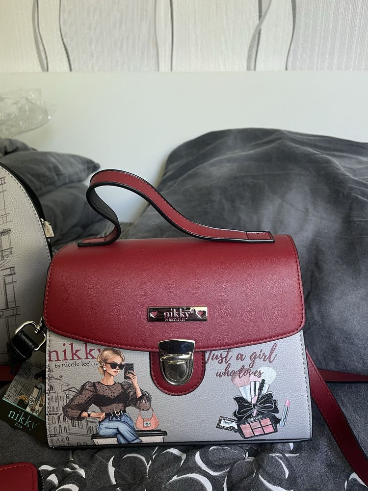 Комплект чанти и портфейл Nikky, Urban Coffee