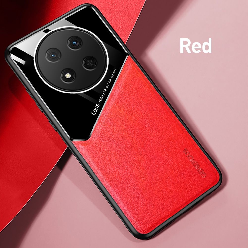 Honor Magic 7 Lite / GENEROUS Кожен кейс гръб с магнит