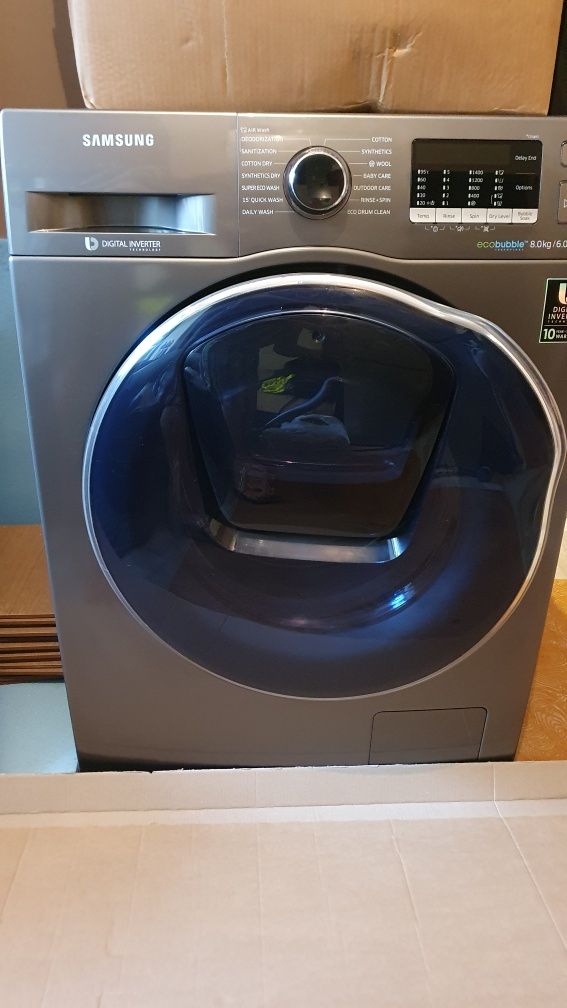 Пералня със сушилня SAMSUNG WD80K5B10OX 8 кг ,