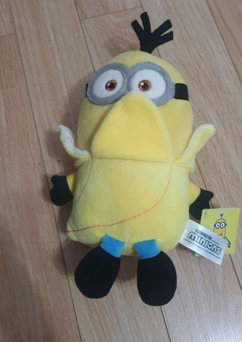 Minion de pluș, banană, dimensiune 28
