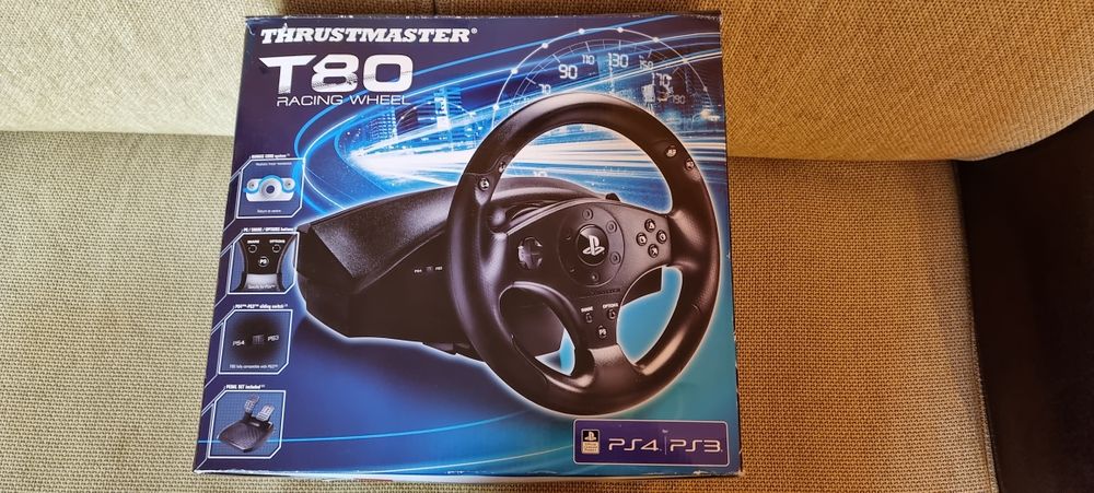 Volan+Pedale Thrustmaster T80 Racing Wheel (PS4/PS3)