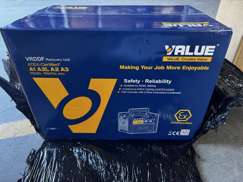 Statie recuperare value VRDDF recuperator freon inclusiv inflamabili