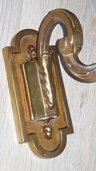 Чифт старинни бронзови аплици в стил Наполеон трети