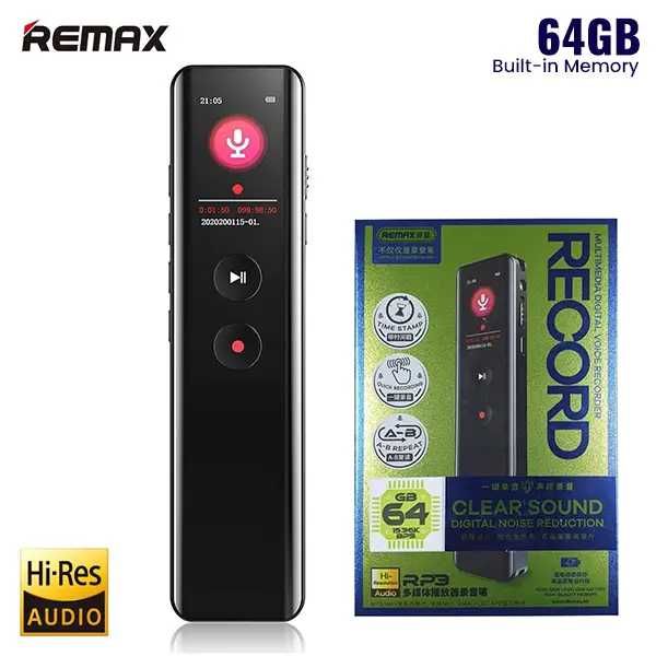 Диктофон + MP3-плеер Remax RP3 64GB — Hi-Res Audio. Есть доставка
