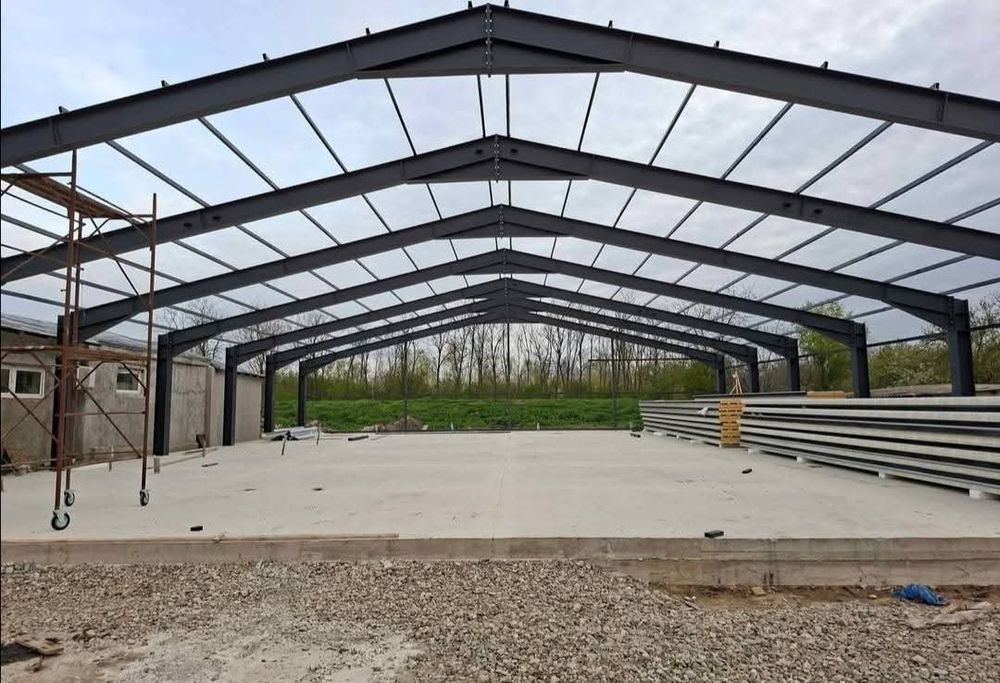 Executăm la comandă structuri metalice pentru hale depozite ateliere s