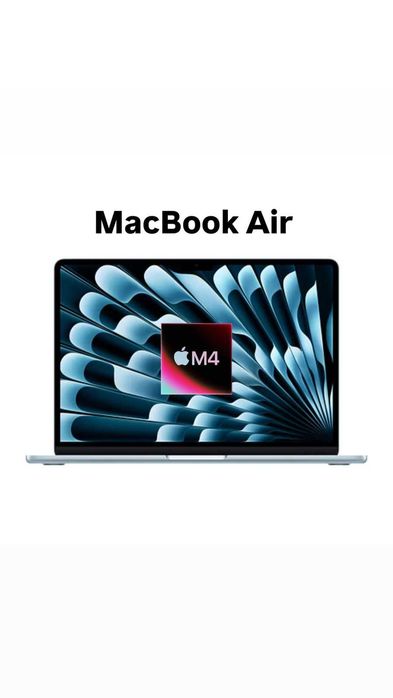 Новые! Apple MacBook Air 13”  M4 16GB, 512GB | Sky Blue (MC6U4) 2025