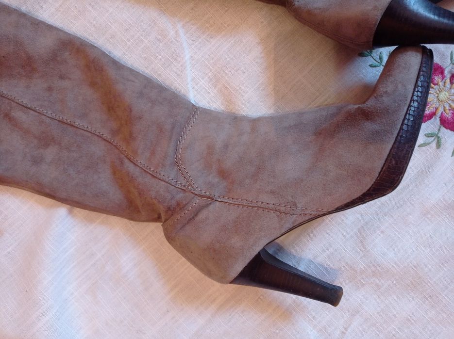 Ботфорты замша ИСПАНИЯ