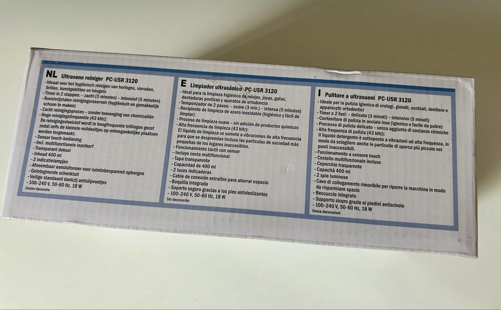 Aparat Curatare bijuterii ultrasunete