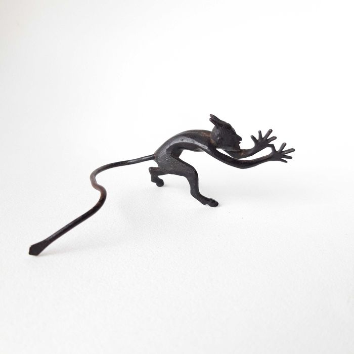Малка метална декоративна фигурка, пластика декорация