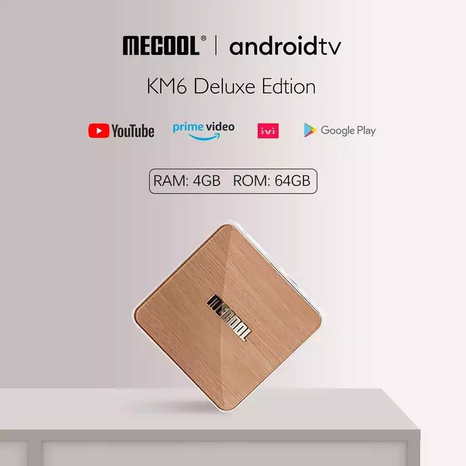 СКИДКА‼️Smartbox Mecool KM6 android 4/64gb.Youtube+Каналлар Бепул.м.у
