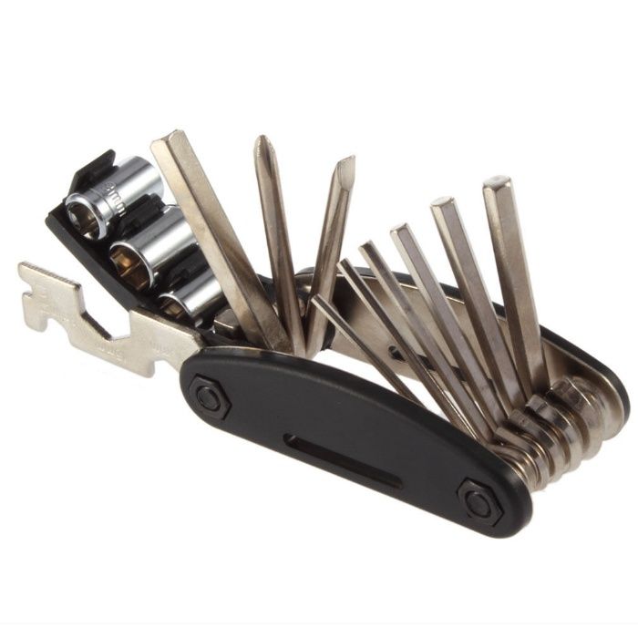 Multitool 16 in 1 - kit reparatii bicicleta universal ,chei, imbus