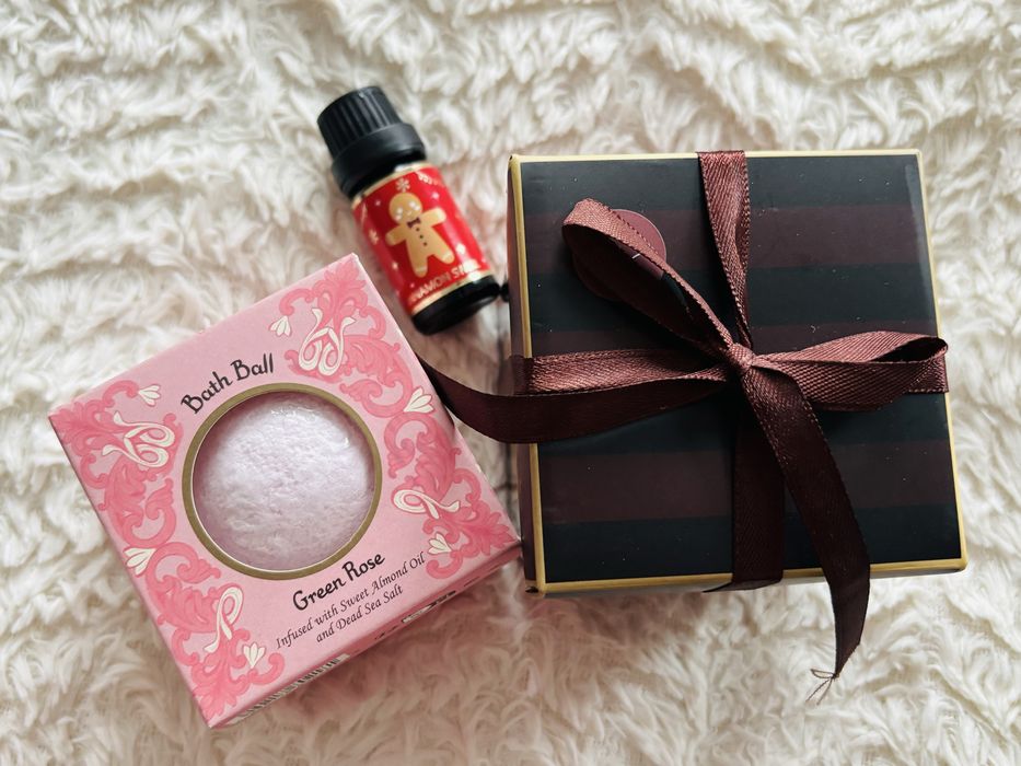 Set Craciun - Secret Santa - Mos Nicolae - Sabon bath bomb