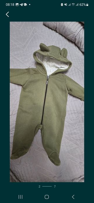 Теплые комбинезоны на 1-3 мес