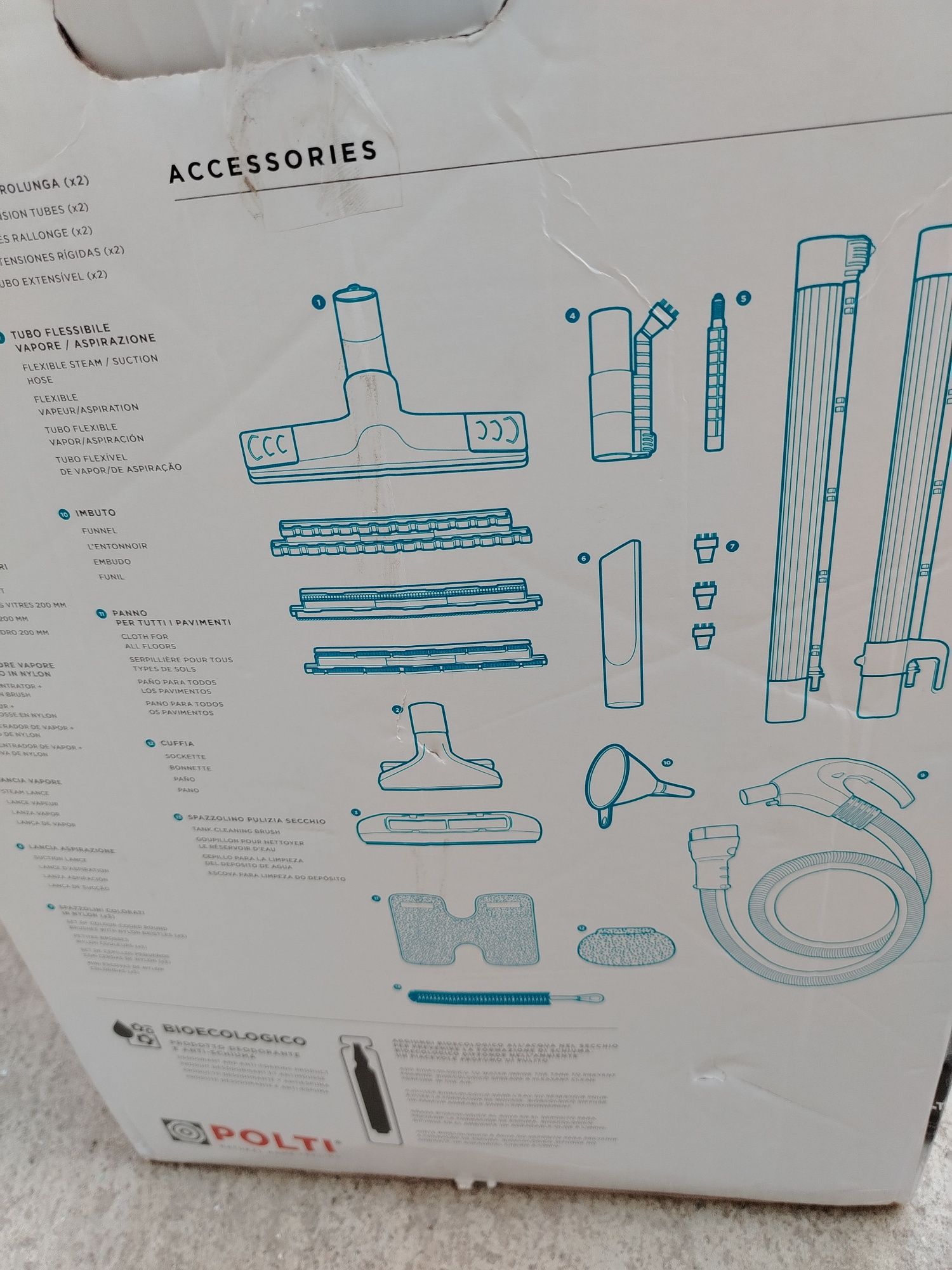 Aspirator cu Abur Polti Vaporetto Lecoaspira FAV 30, 2450 W, nou