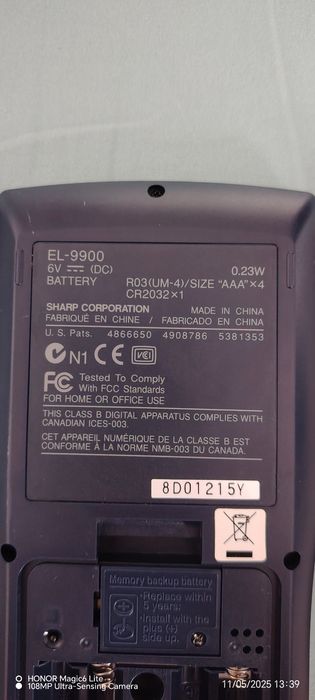 Calculator științific defect Sharp EL 9000