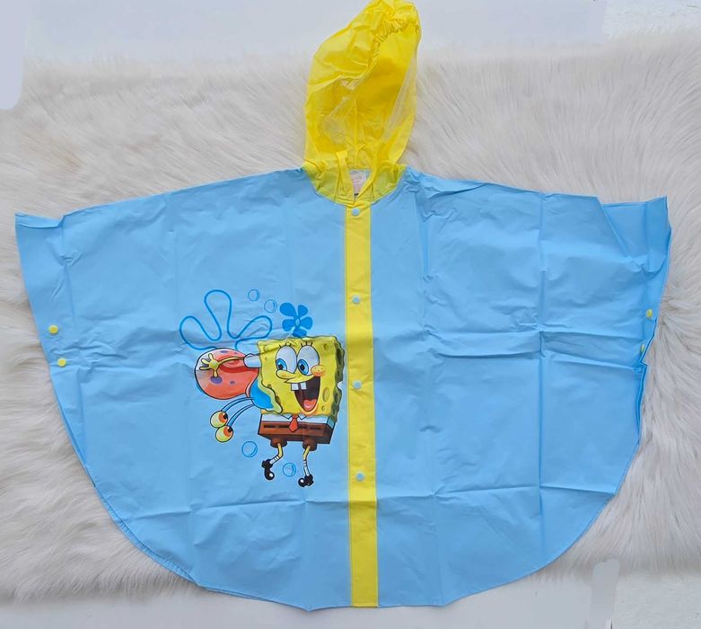 Детски дъждобран Спондж Боб 5-7 години / ръст 116см. НОВ