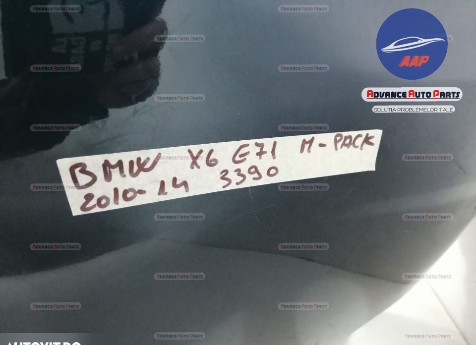 Задна броня със сензори - оригинална BMW X6 M E71/E72 OEM Задна броня