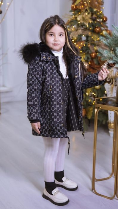 Куртки для девочек очень тёплые мех натуральный внутри кролик