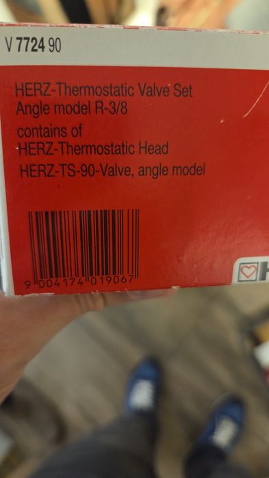 Herz Thermostat - 5 x termostat, unuia ii lipseste valva