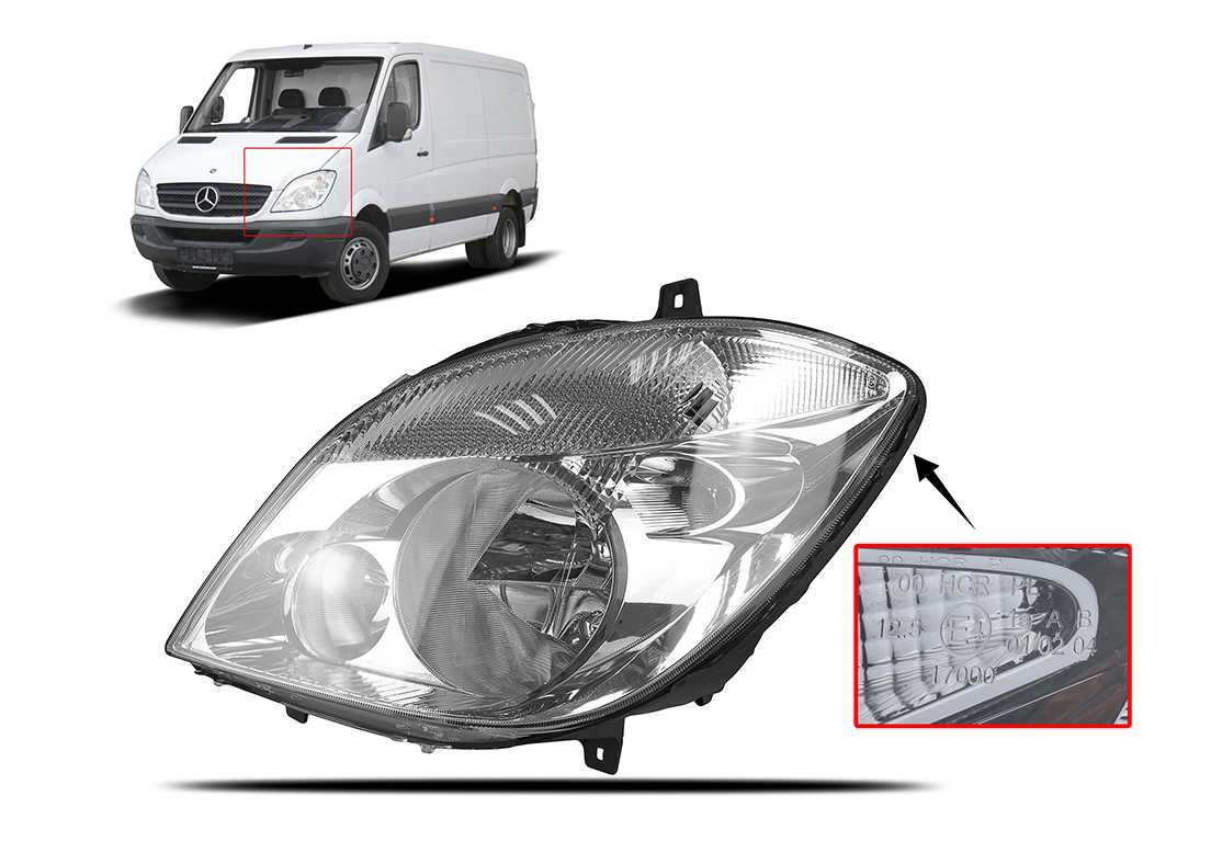 Фарове Фар за Мерцедес Спринтер / Mercedes Sprinter W906 2006 - 2014
