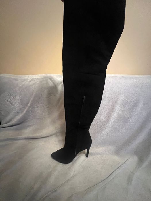 Cizme cu toc piele naturala!