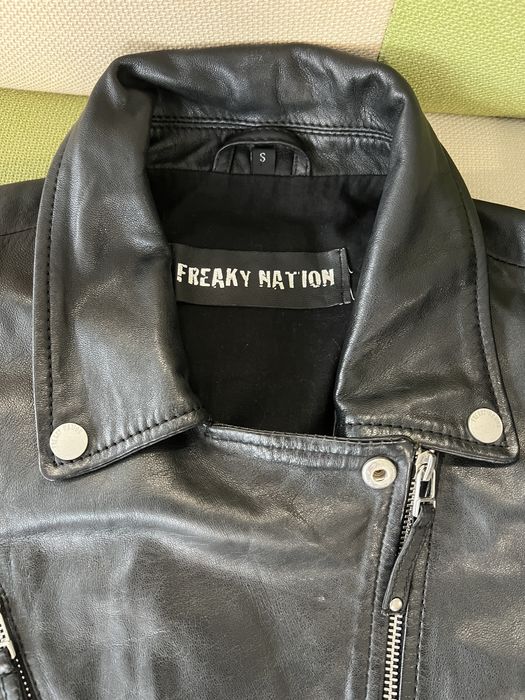 Кожено яке FREAKY NATION естествена кожа