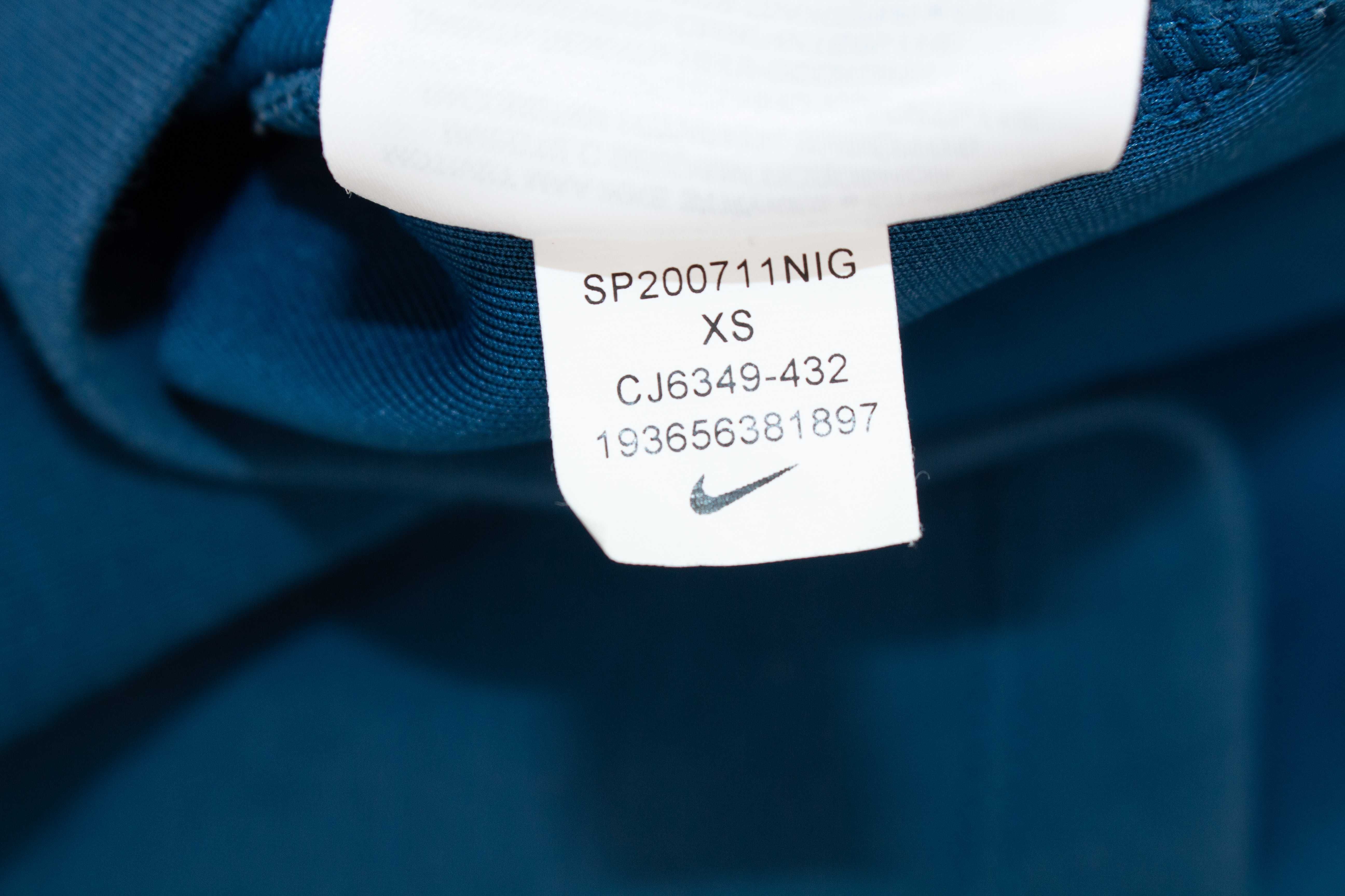 Nike оригинална спортна рокля мини синя с цип XS
