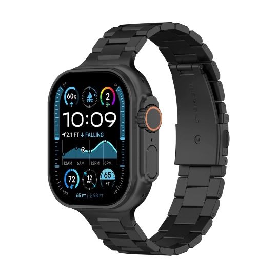 ARTCHE Strap brățară metalică din inox, compatibilă cu Apple Watch