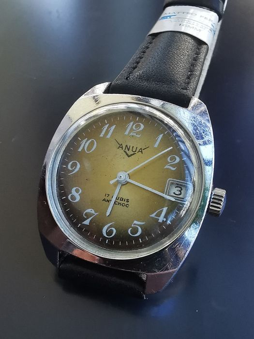 Ceas Anua Calendar - Întoarcere manuala - 31*37 mm -Funct. impeca