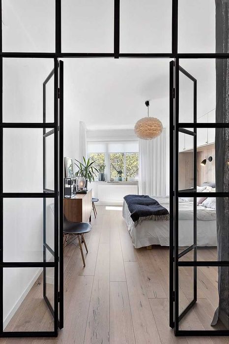 Раздвижные перегородки и двери в стиле лофт