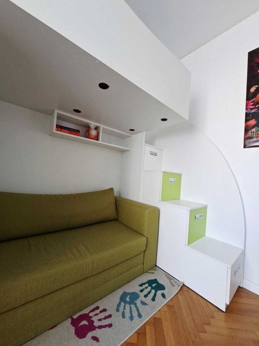 Pat copil+Birou+Dulapurii+Canapea