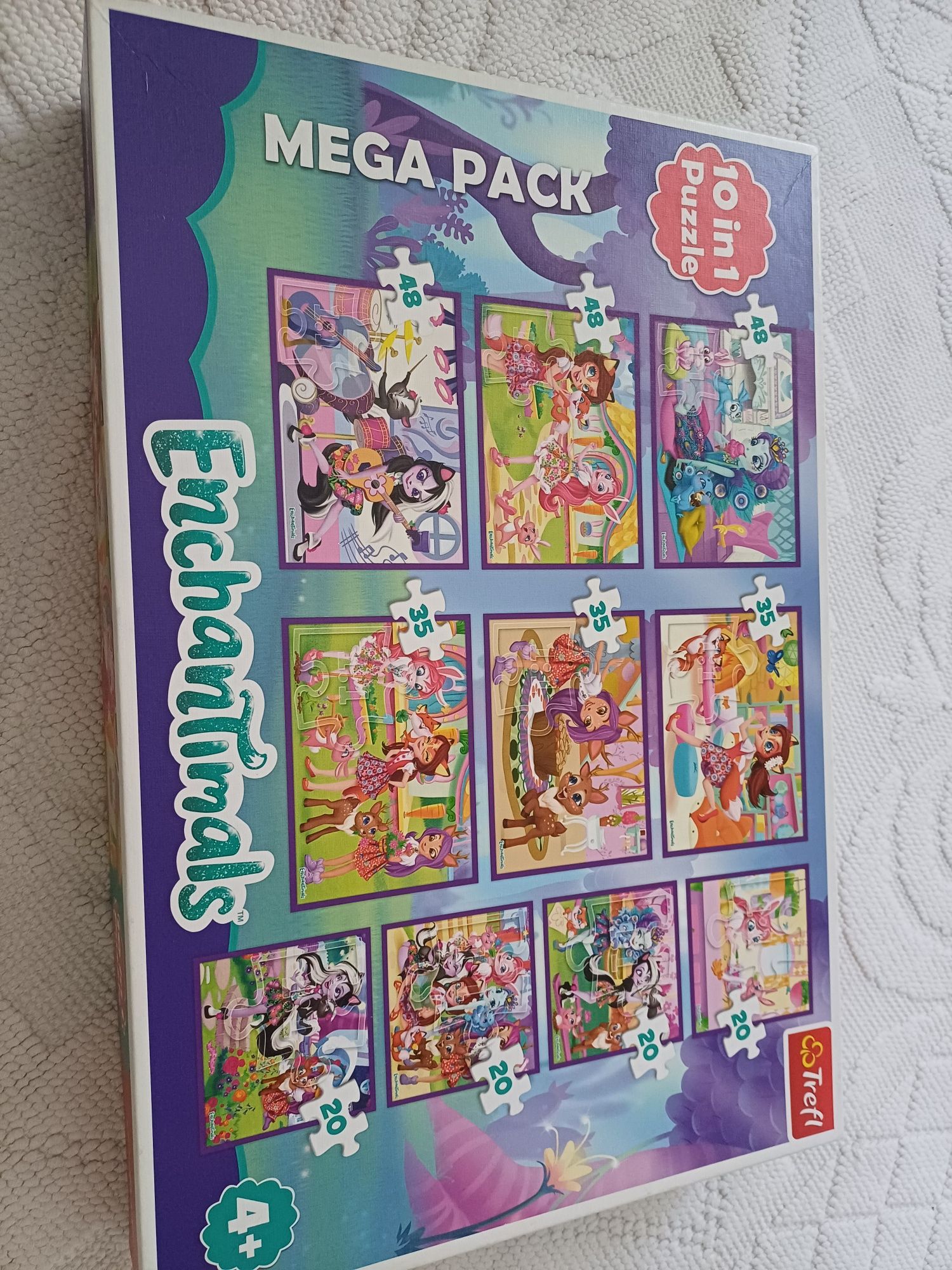 Пъзели Enchantimals, Peppa Pig, Gabby, Bluey, Minnie