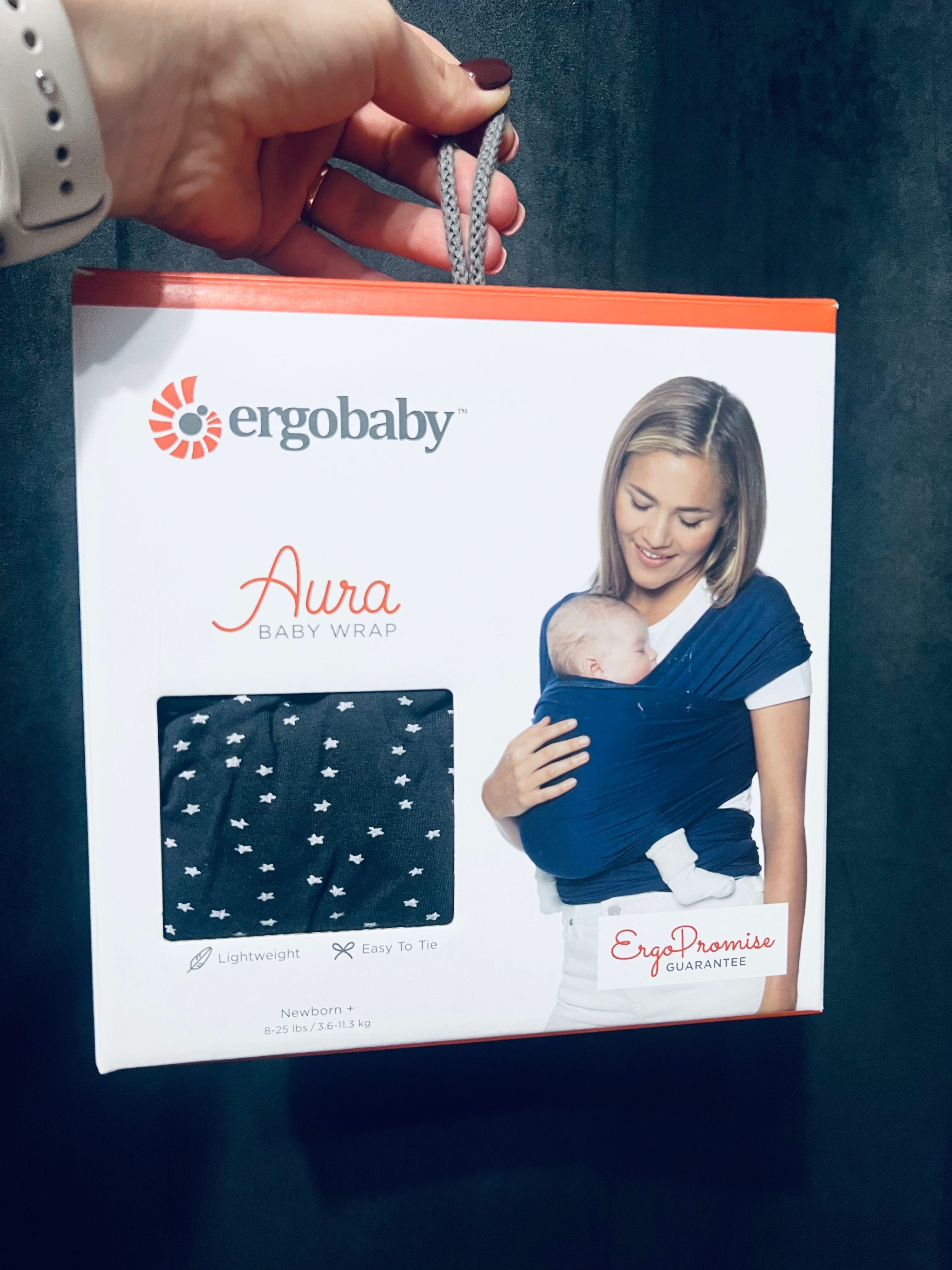 Еластичен слинг Ergobaby Aura - Twinkle Grey