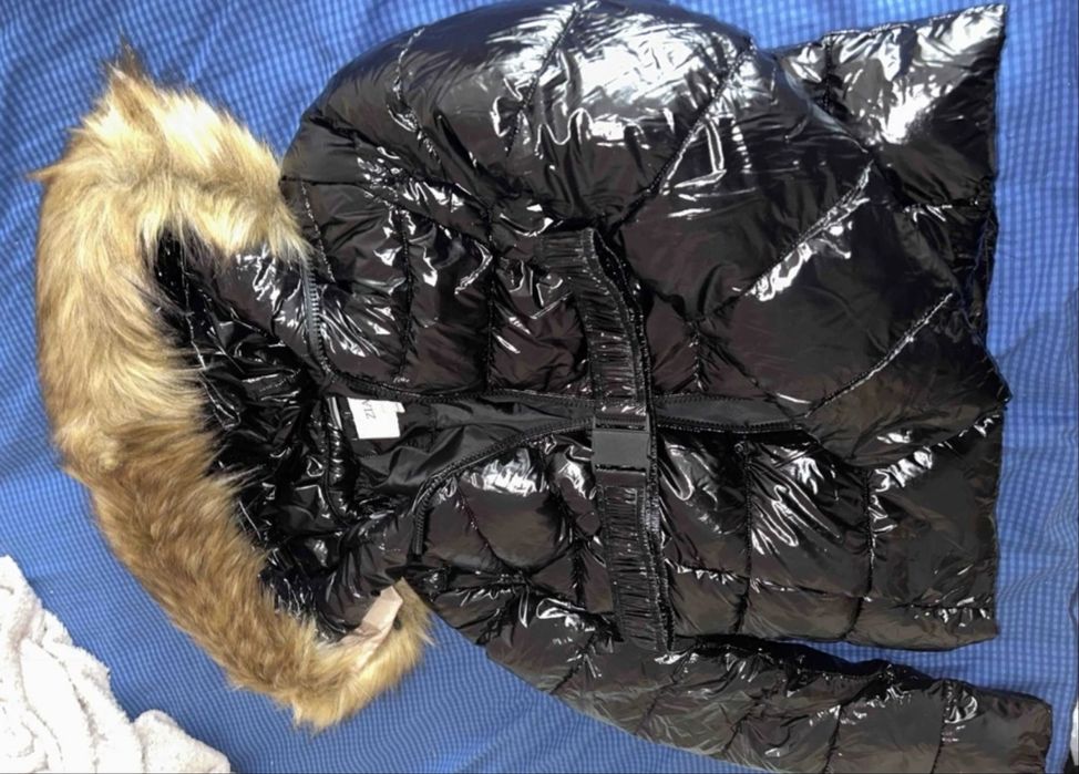 Geaca cu blana naturala de vulpe