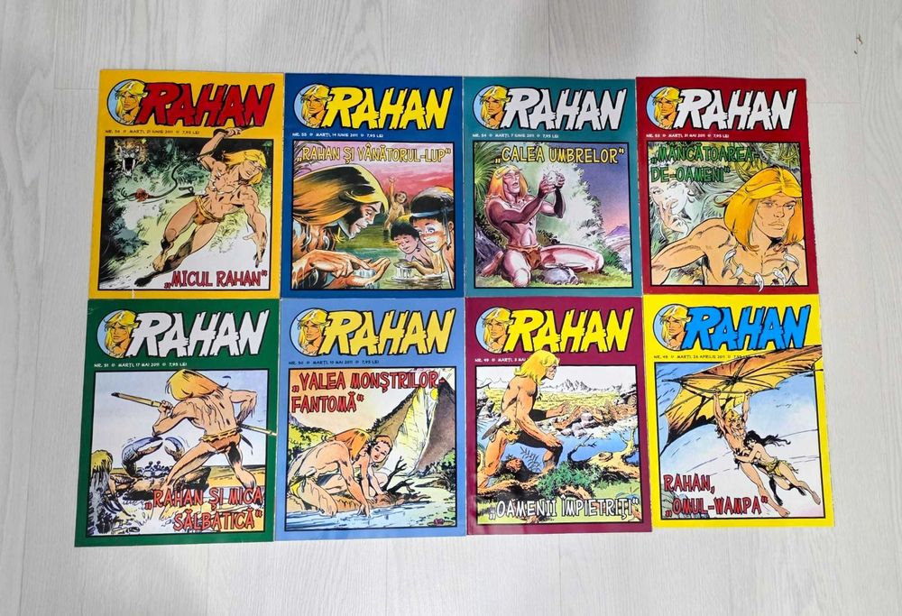 Colectie RAHAN - 55 volume, colectia Adevarul, stare excelenta