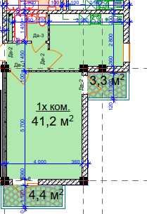 1 xonalik 2 balkonli xonadon Zikkurat house turarjoy majmuasida