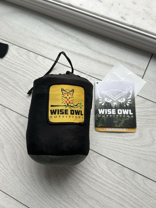 Hamac wise owl negru/gri